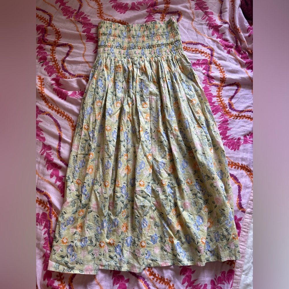 Acacia strapless dress